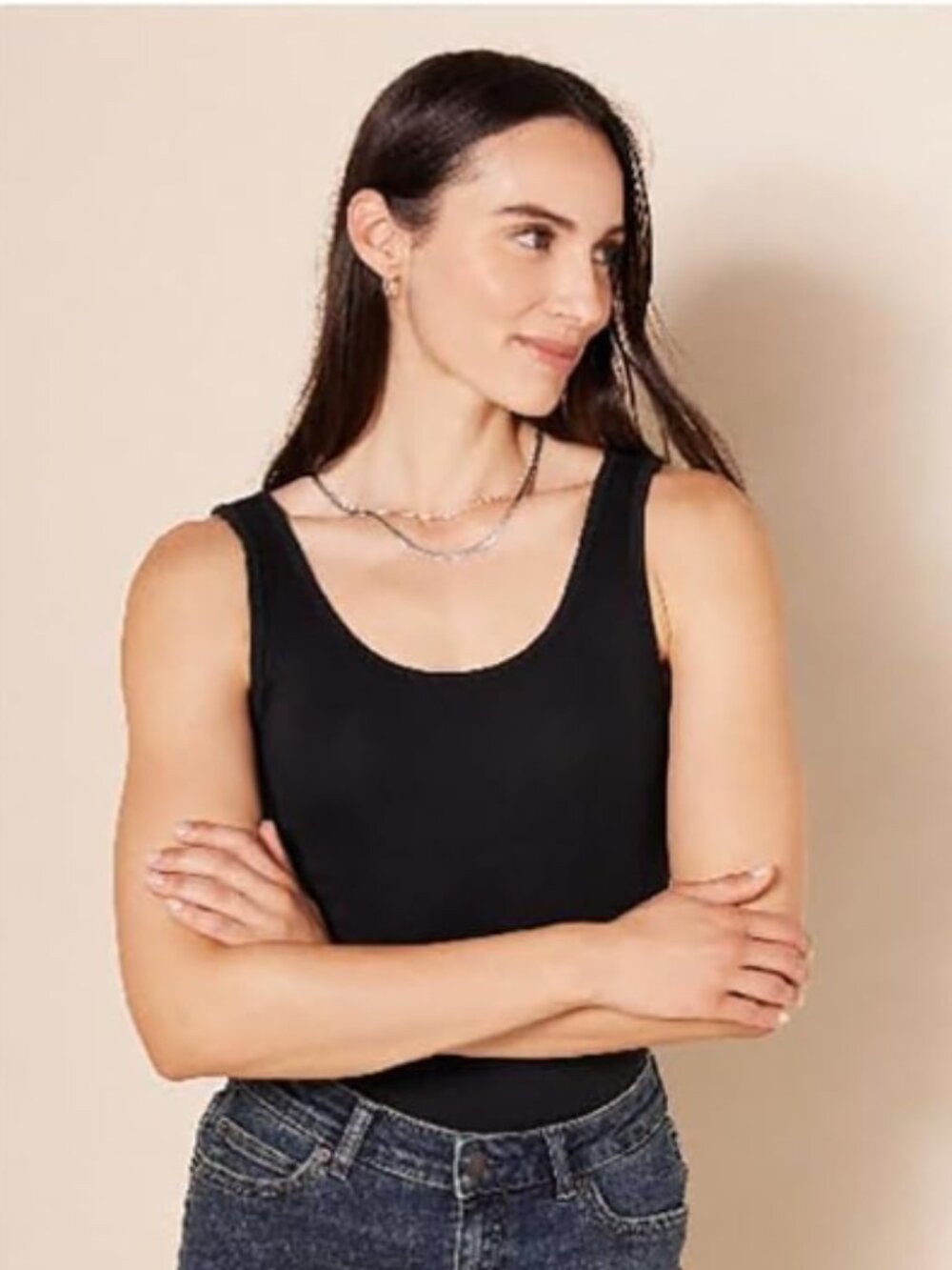 Amazon Essentials Black Basic Tank Top M